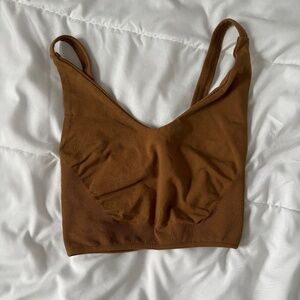 Free People longline sports bra